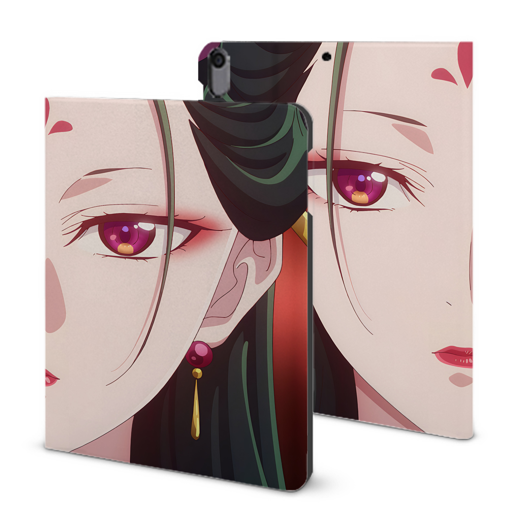 （画像用） 薬屋のひとりごと The Apothecary Diaries IPad ケース ブック型 PUレザー TPU 耐衝撃 軽量 薄型 ペン収納なし 全面保護 IPad 各モデル対応